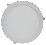 Светодиодный ультратонкий светильник, термопластик Chronos DLS белый (круглый) 12 Вт. 6000К, 170х25